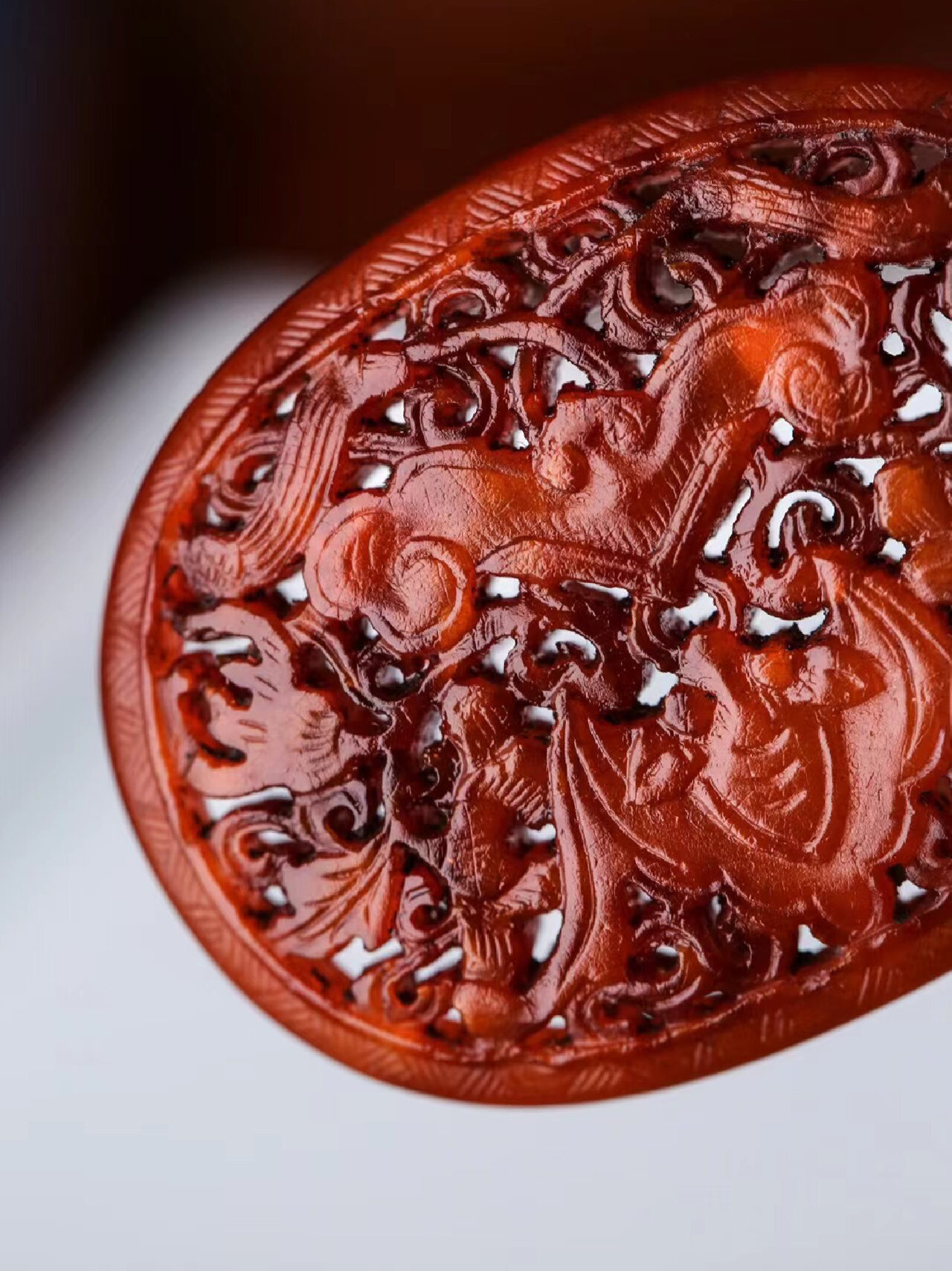 明清古韵 | 汉传古董老蜜蜡雕件020202