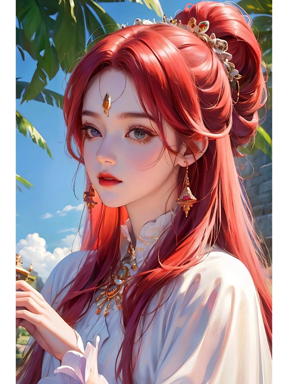 红发公主|壁纸头像 迪士尼红发公主叫爱丽儿公主,她聪慧,好看,漂亮