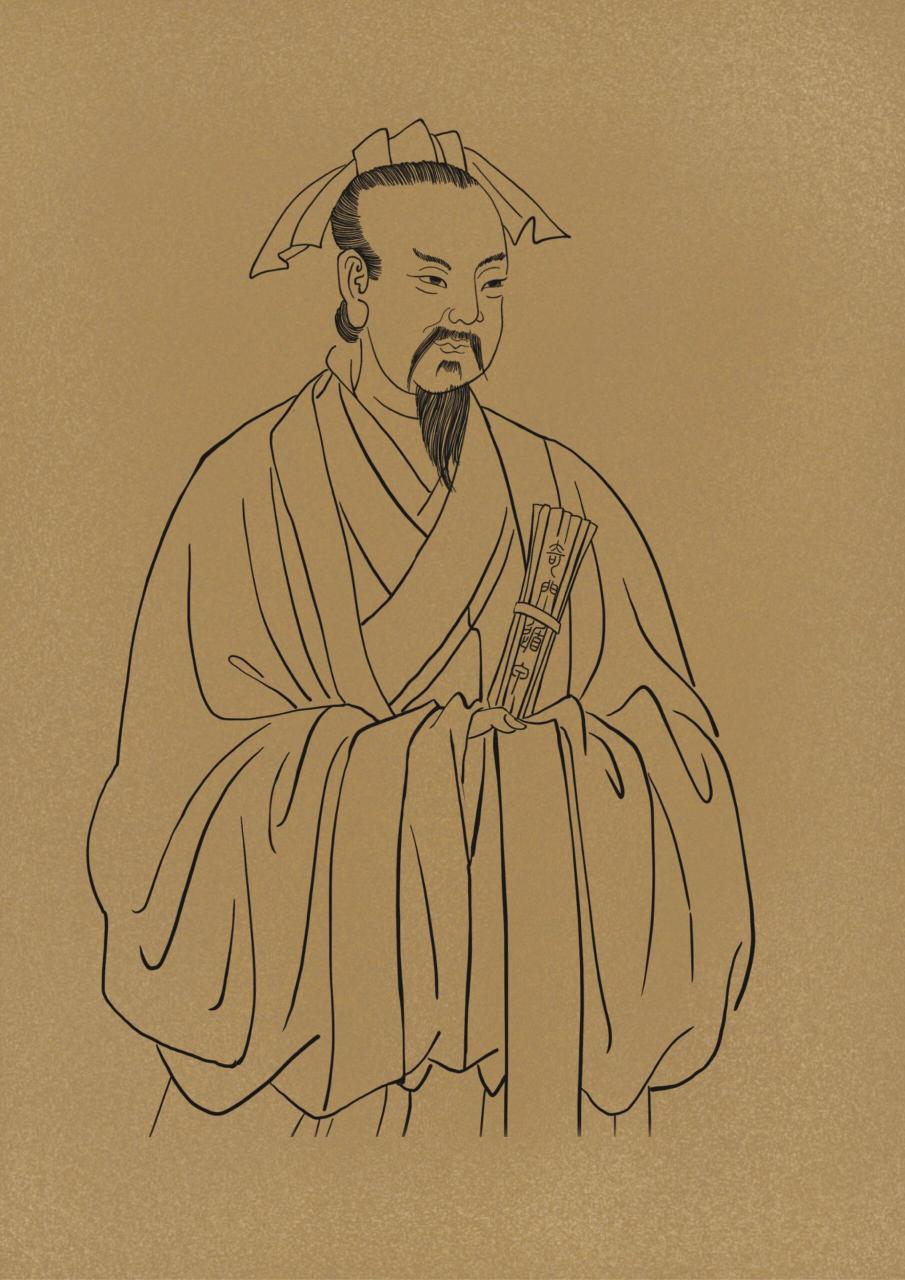 打卡手绘100天day9——张良线稿