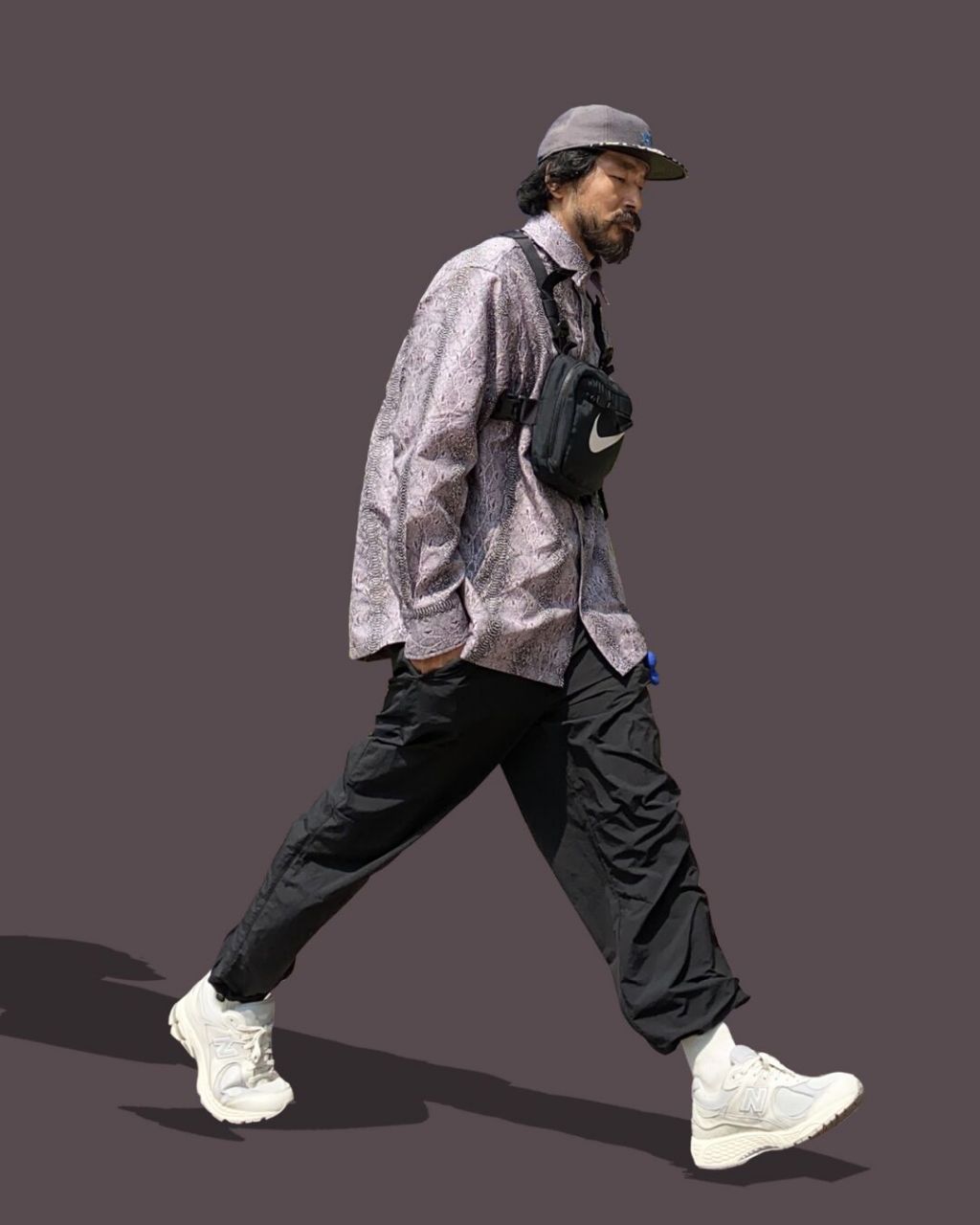 冷灰的蛇纹衬衫 这款应该大家都能轻松应付 这次我加入mmw跟nike鹤鼢