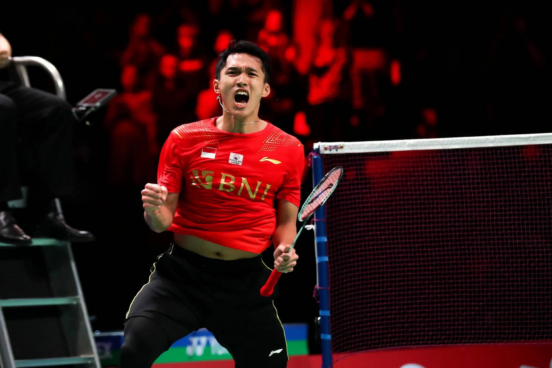 羽毛球# #印尼# 【林水镜:乔纳坦 金廷不算超一流运动员】随着印尼