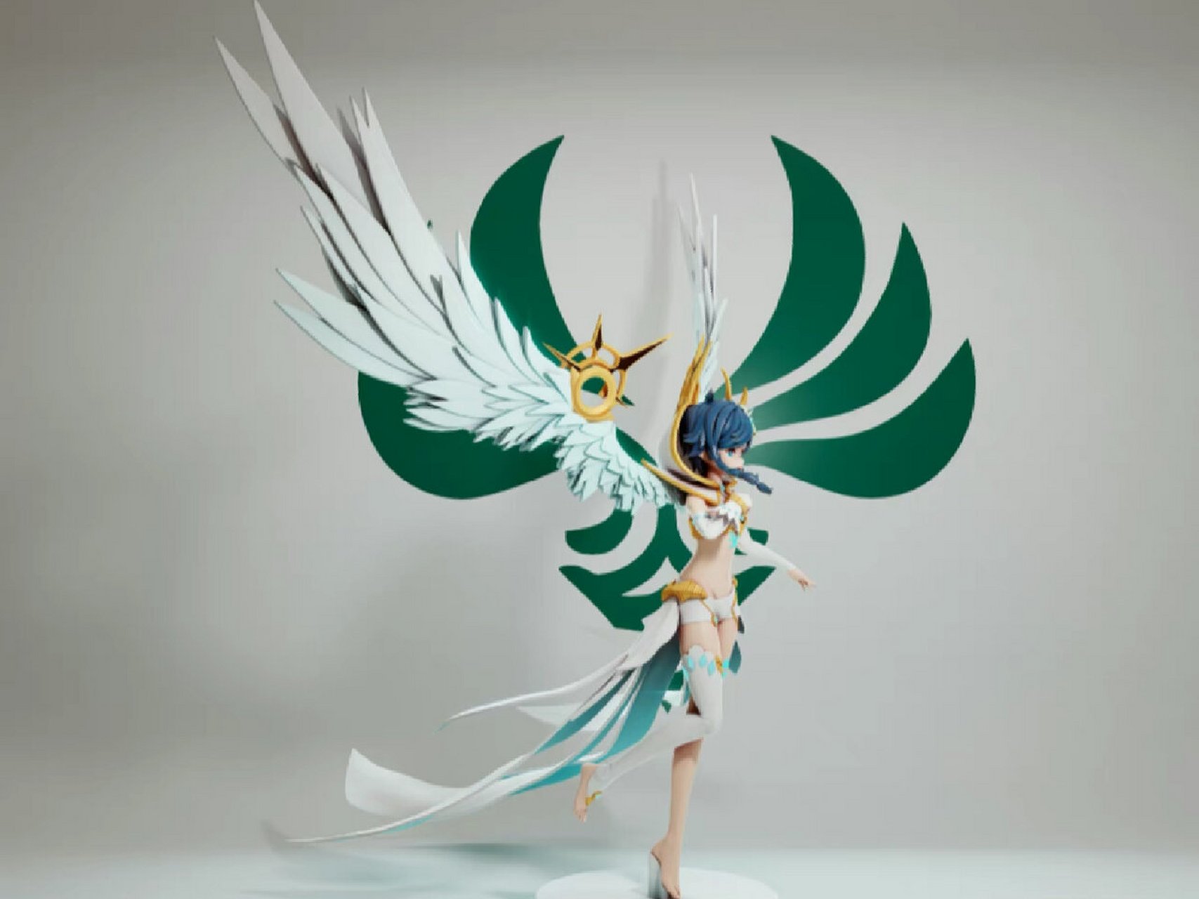 温迪 风神 巴巴托斯 原神 手办