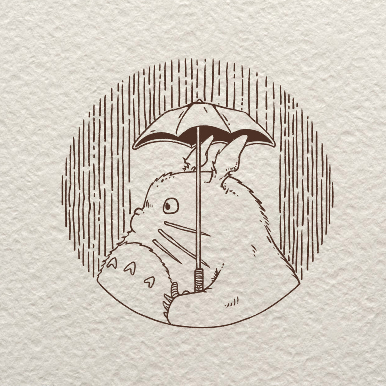 今日份【龙猫步骤图】打卡来喽 宝贝们记得先用铅笔在外面画一个圆把