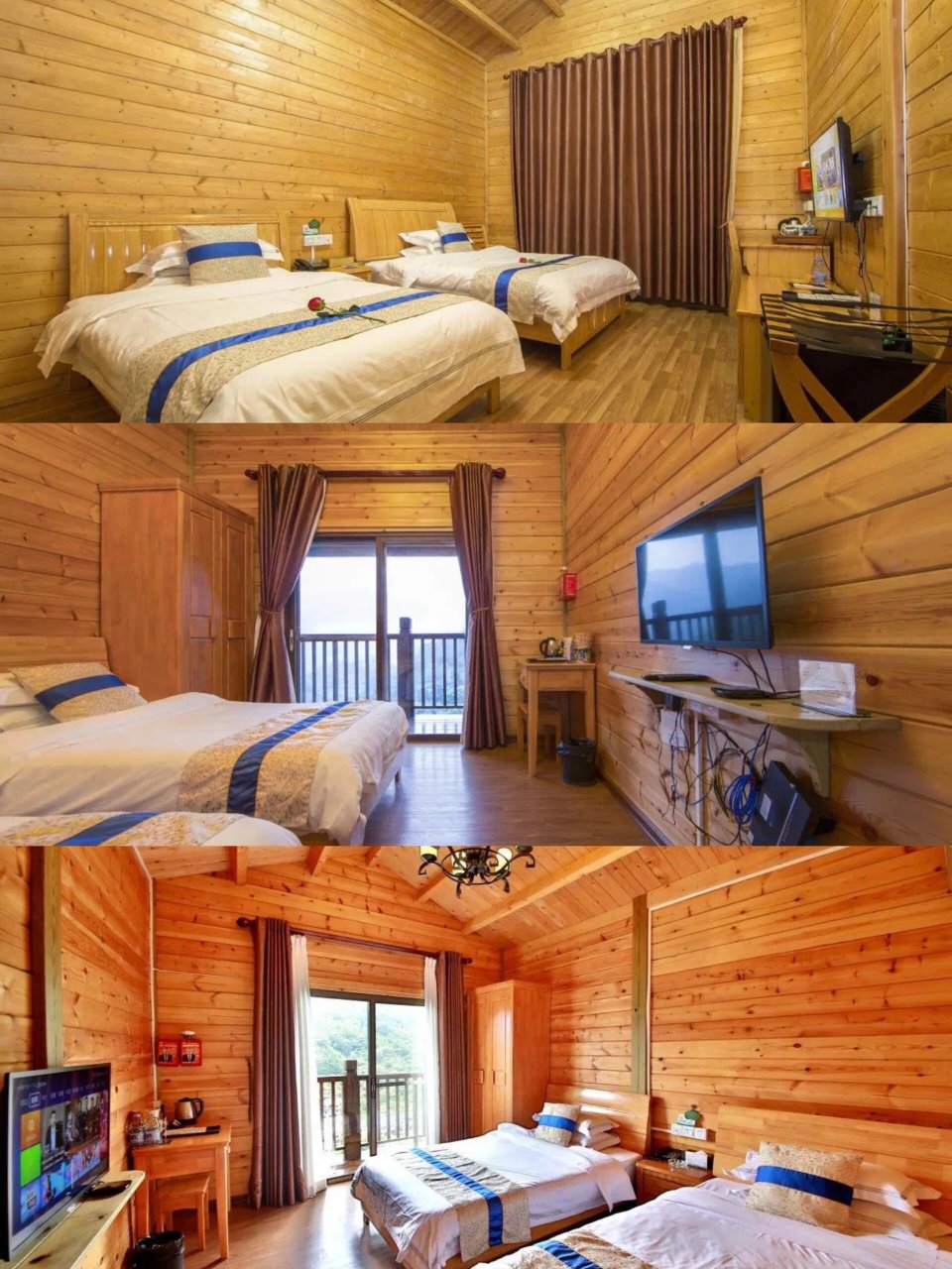 399玩转天露山,住半山观景木屋!