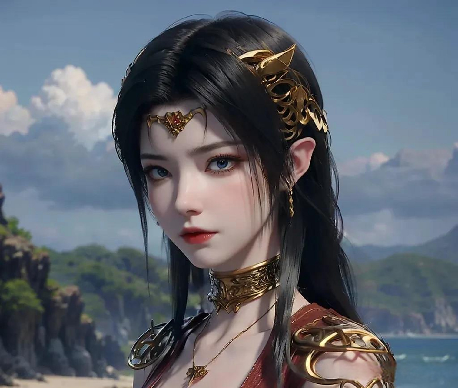 ai美杜莎女王头像