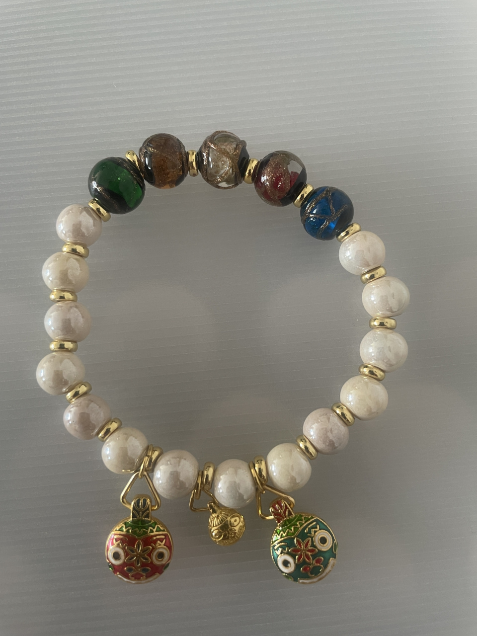 哈尔滨极乐寺香灰琉璃手串     我向神明许愿 愿神明偏爱 所得皆所愿