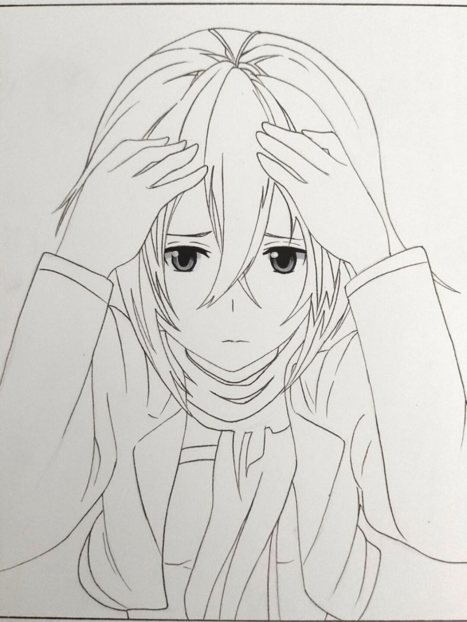 画一个三笠 进击の巨人