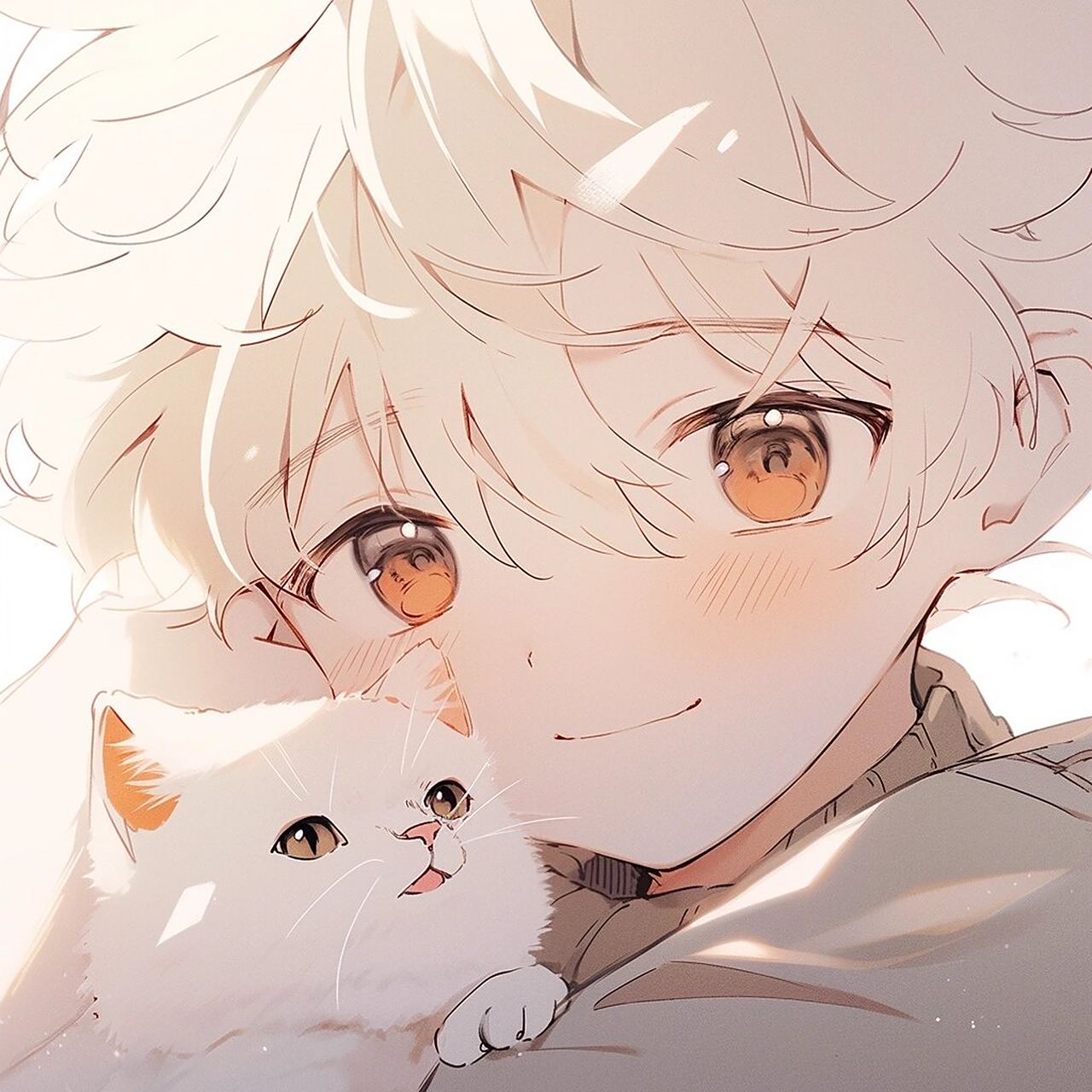 这次有多画风融合喔78#动漫男头# #动漫头像# #可爱头像# #ai绘画