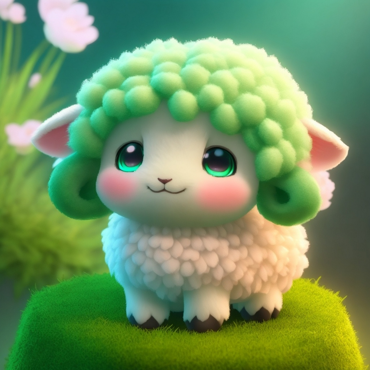 多种色彩的小山羊!可爱的头像 多种色彩的小山羊!