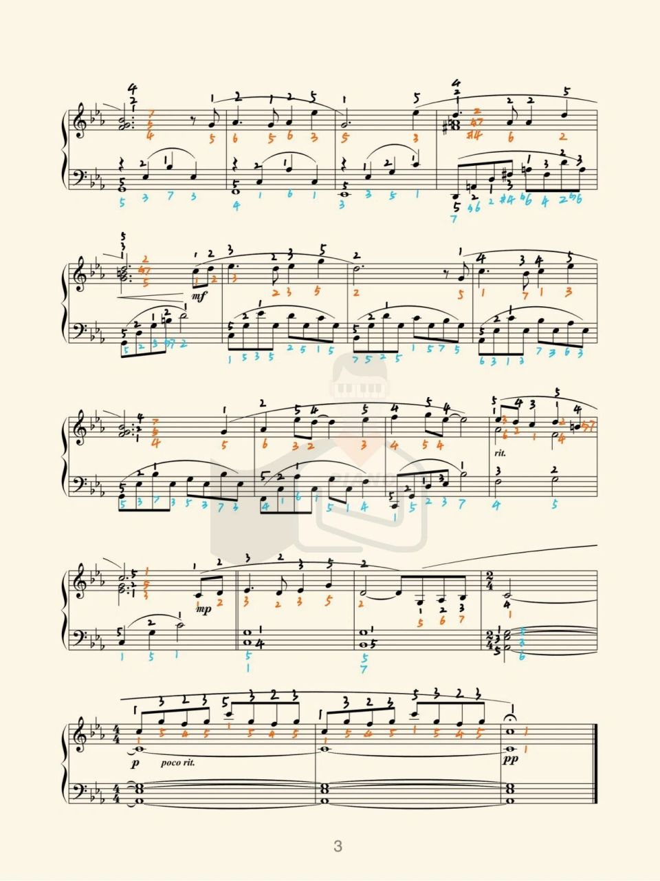 保姆级钢琴谱《天空之城》(注简谱)带指法 91不少朋友在后台留言说