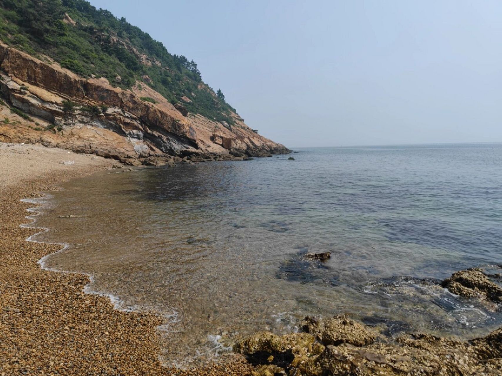 大连棒槌岛海滨浴场 打卡大连棒棰岛,门票20,进景区后徒步1.