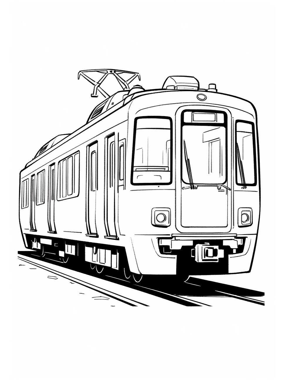 有轨电车,现在不多见了