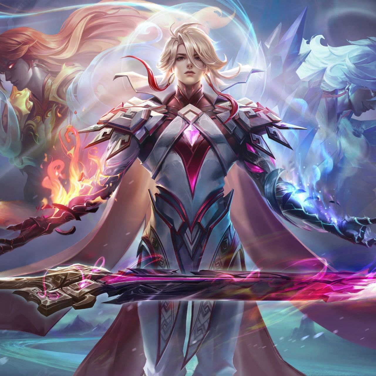 李信·山海·炽霜斩超清无水印海报 有需要的小伙伴自取