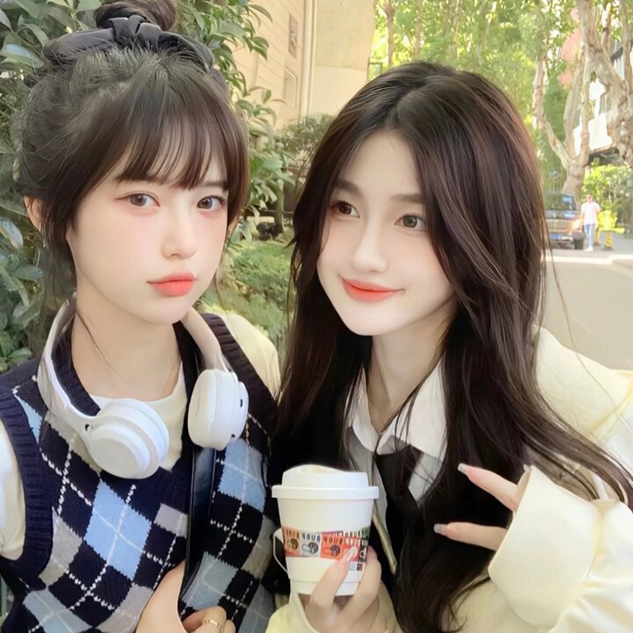 高颜值闺蜜头像(3) #闰蜜头像# #头像# #微信头像# #头像分享# #头像