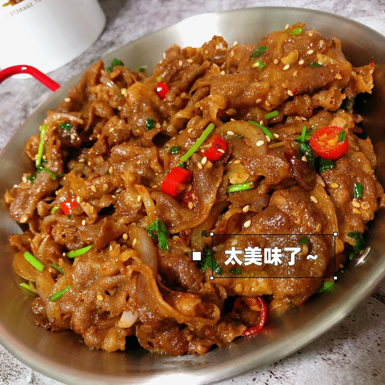 孜然羊肉美食图片