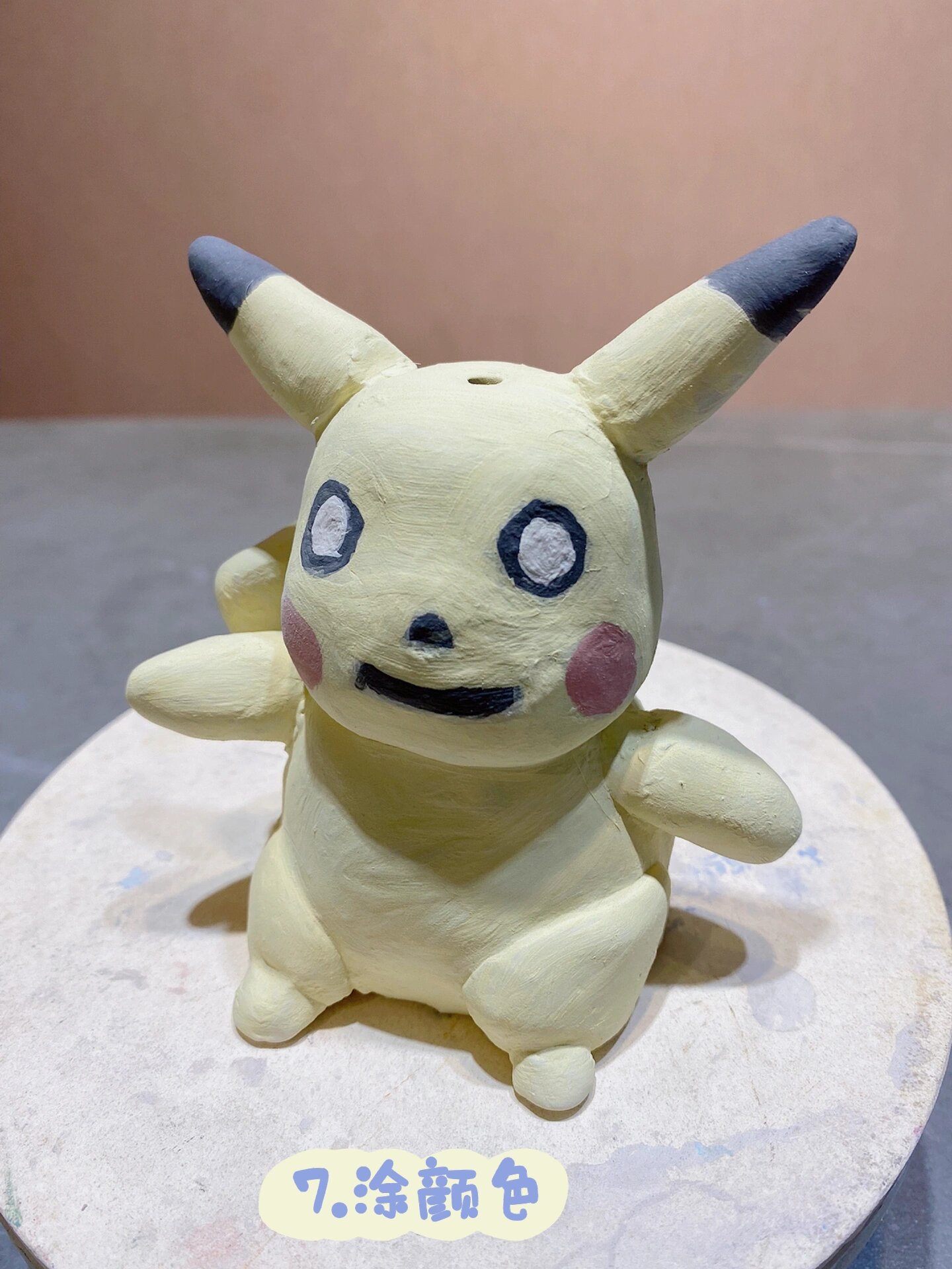 陶艺手作/皮卡丘风铃制作分享