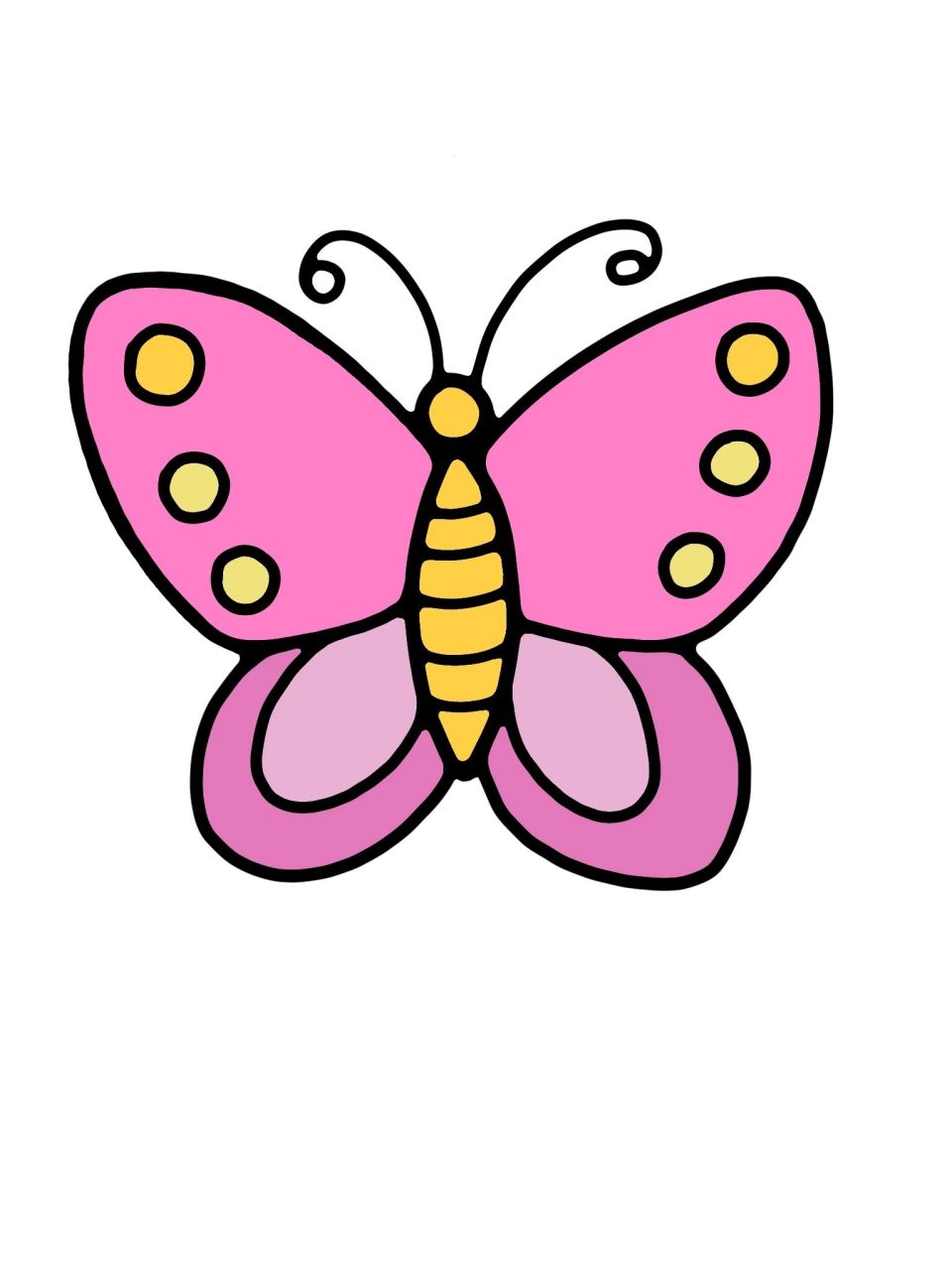 儿童简笔画|小蝴蝶 🦋 小朋友们,今天教大家画出一个可爱的小蝴蝶
