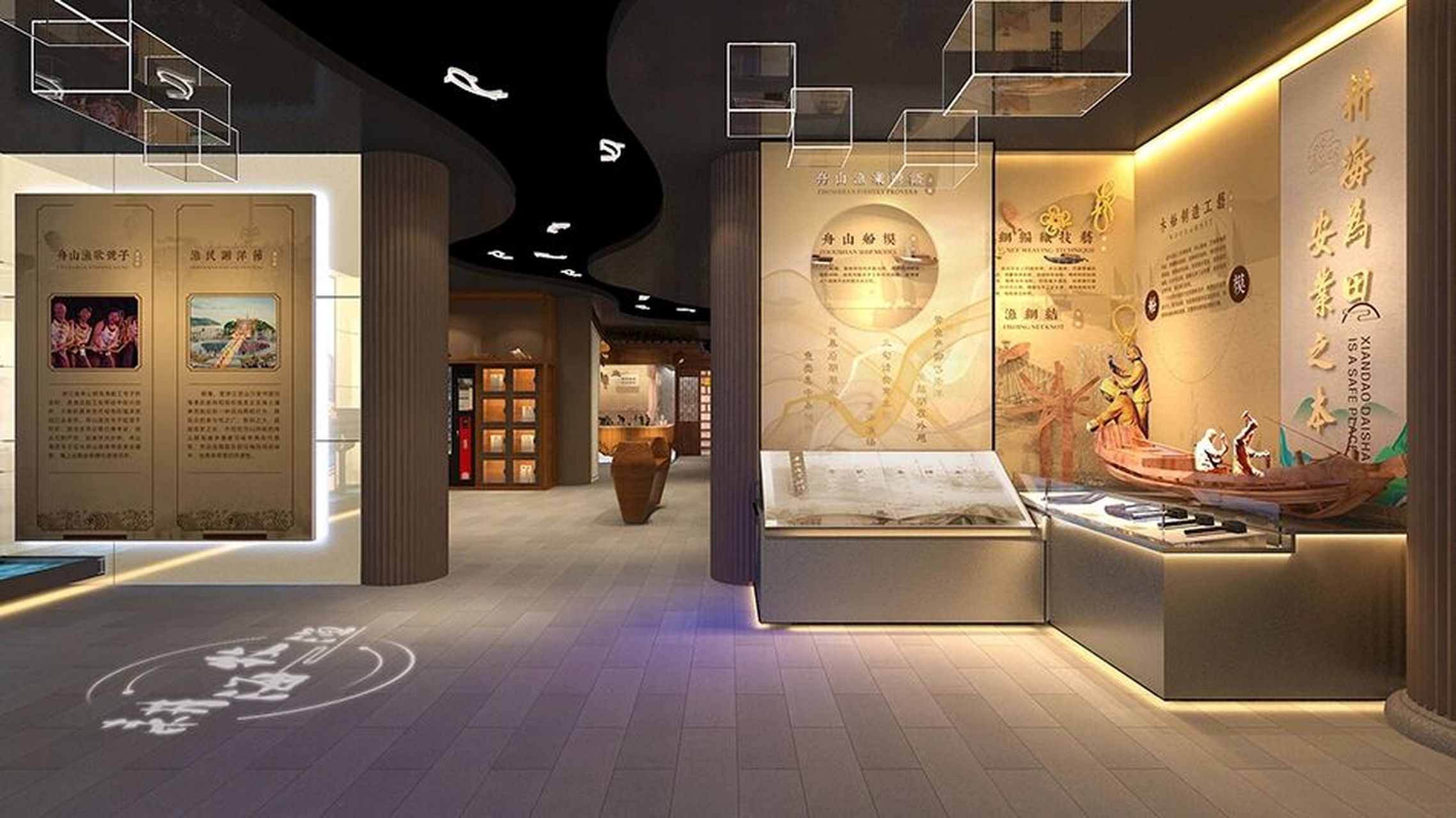 浙江重点非遗馆—安澜阁·展厅设计|高级定制 安澜阁原来为安澜亭