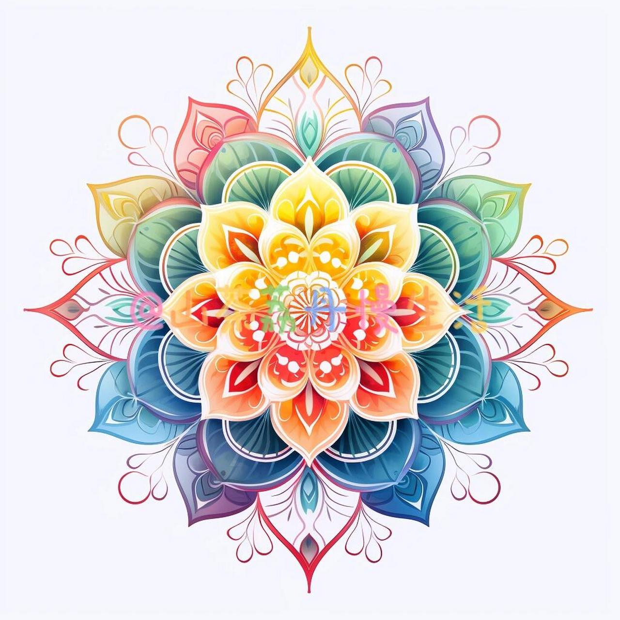 曼陀罗# #曼陀罗绘画# 关于曼陀罗财富显化#心灵疗