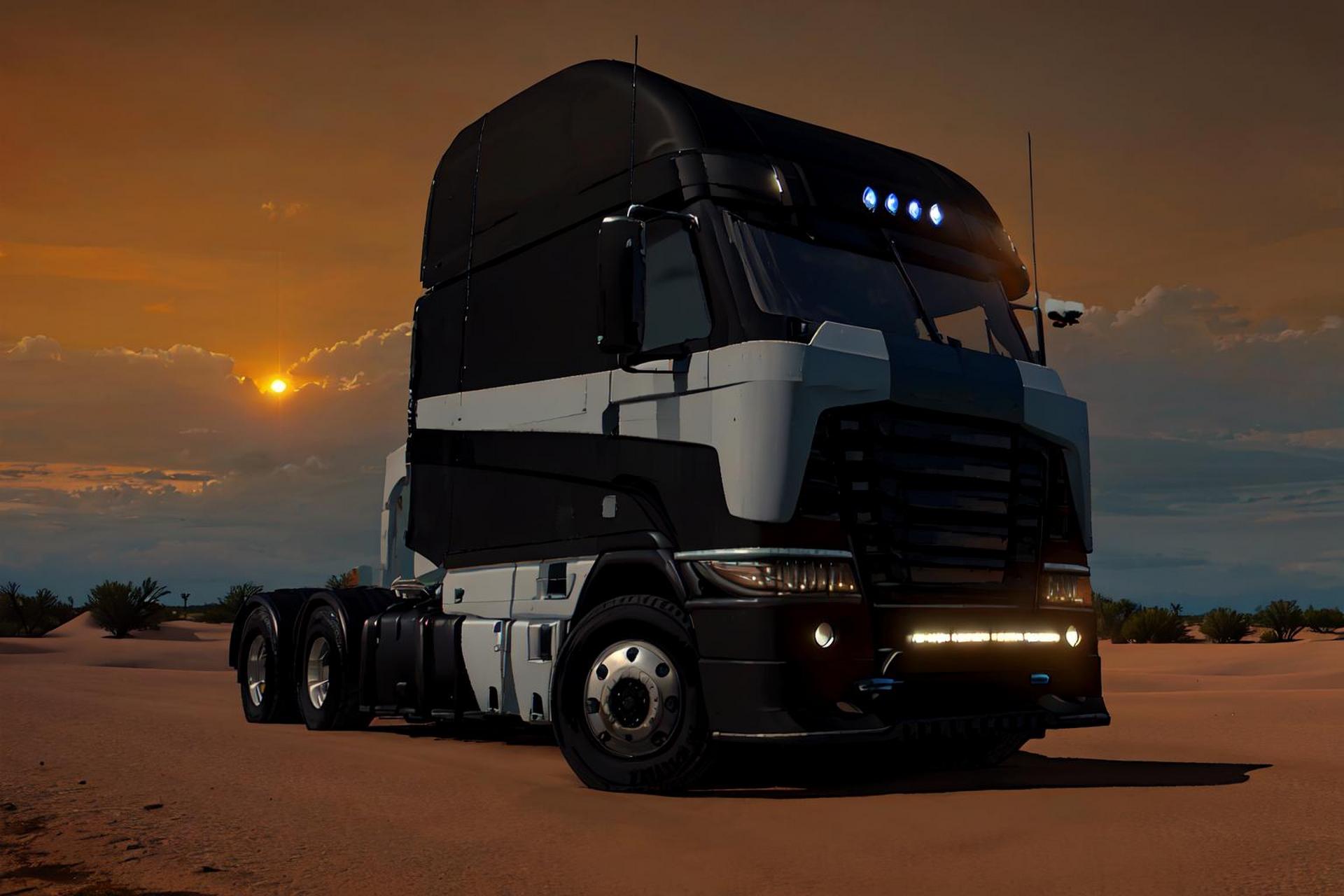 福莱纳阿格西重型卡车,变4里惊破天的载具形态着实有点惊艳