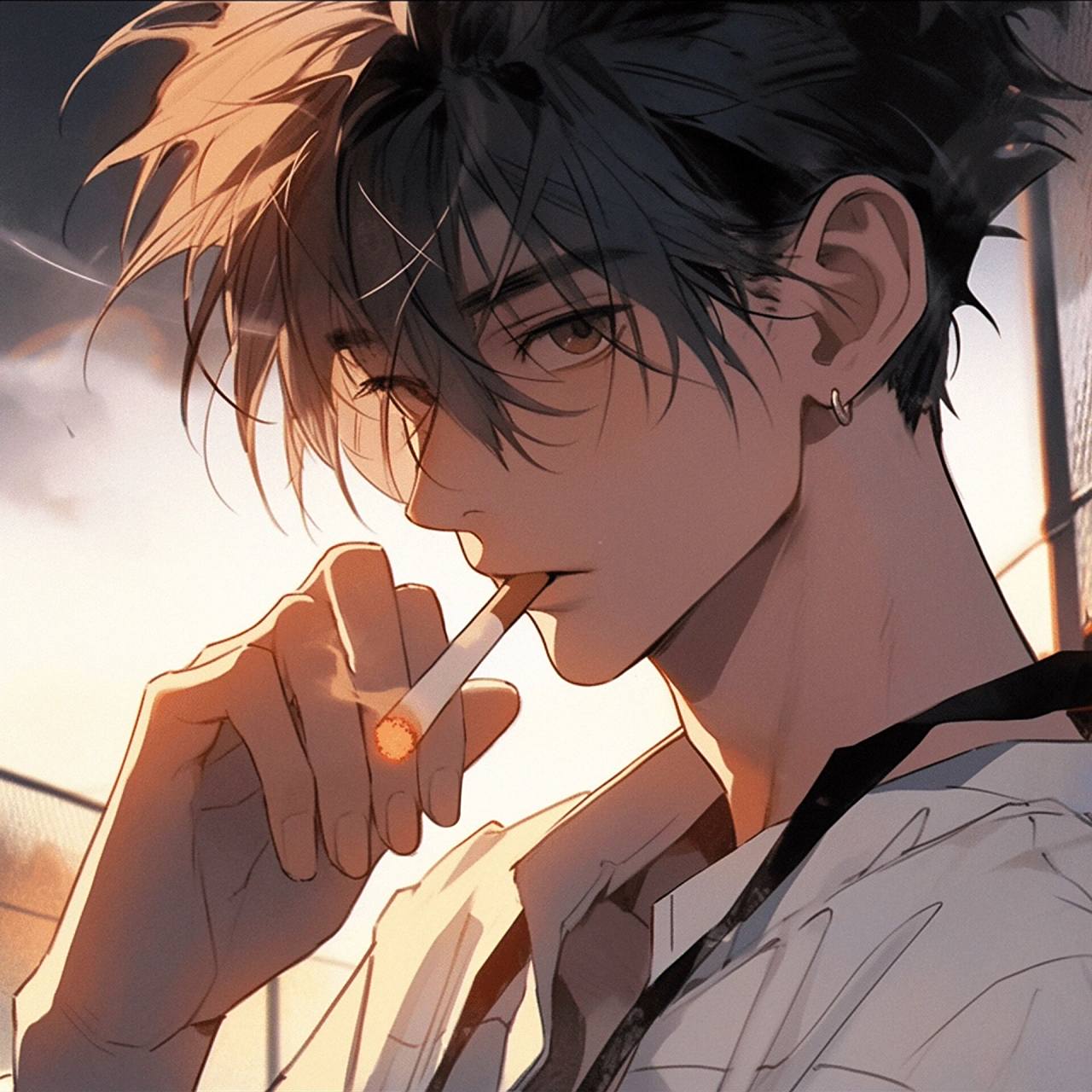 痞帅痞帅的动漫男头丨首发