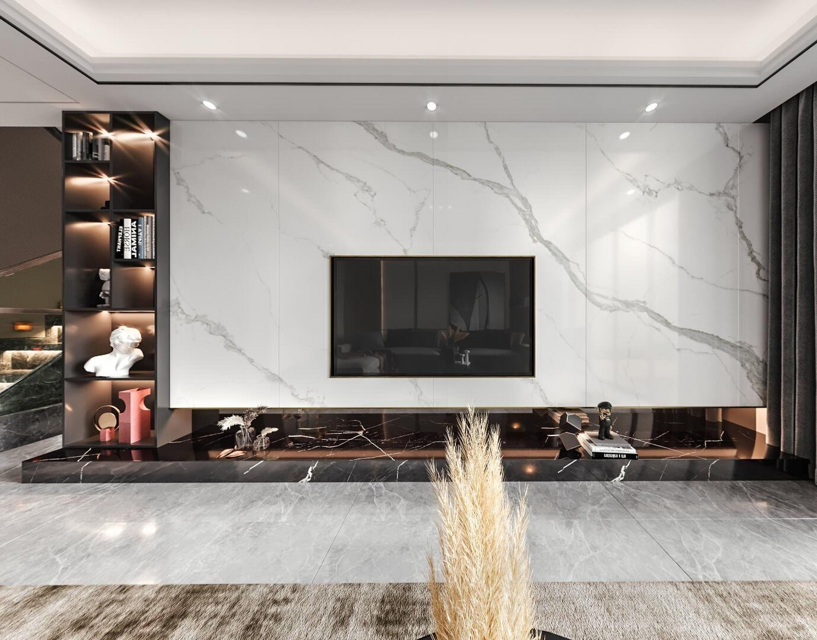 九款最新电视背景墙装修效果图|喜欢收藏哦 客厅装修灵感库