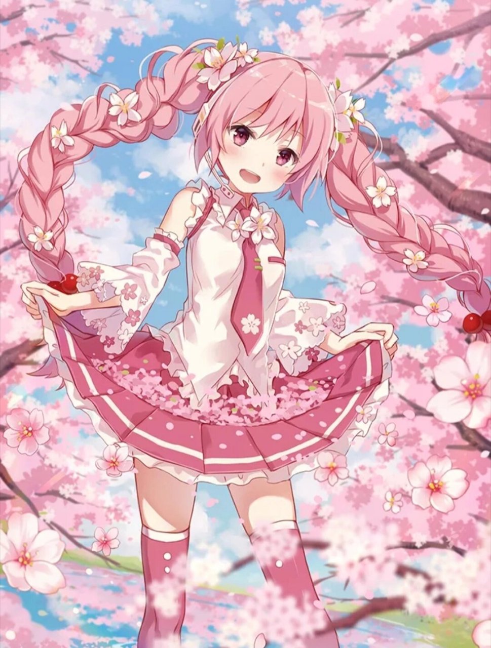 樱初音头像初音未来壁纸初音未来樱初音