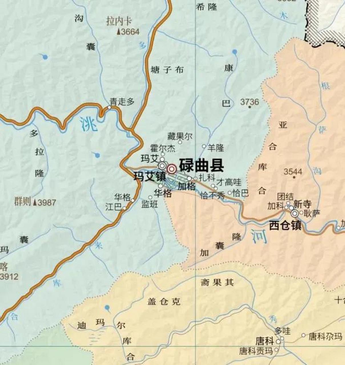 玛曲县,碌曲县,舟曲县,这三个曲都在甘肃省甘南州,其中玛曲县是黄河首