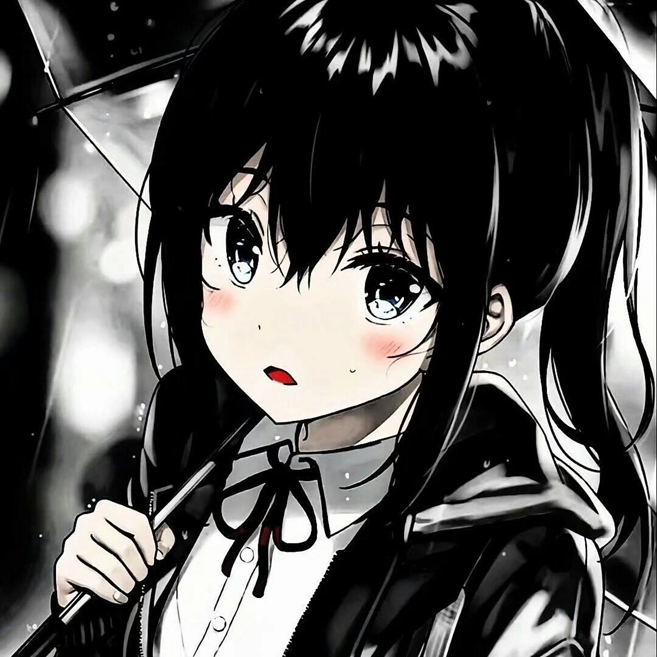 动漫女头黑色系列