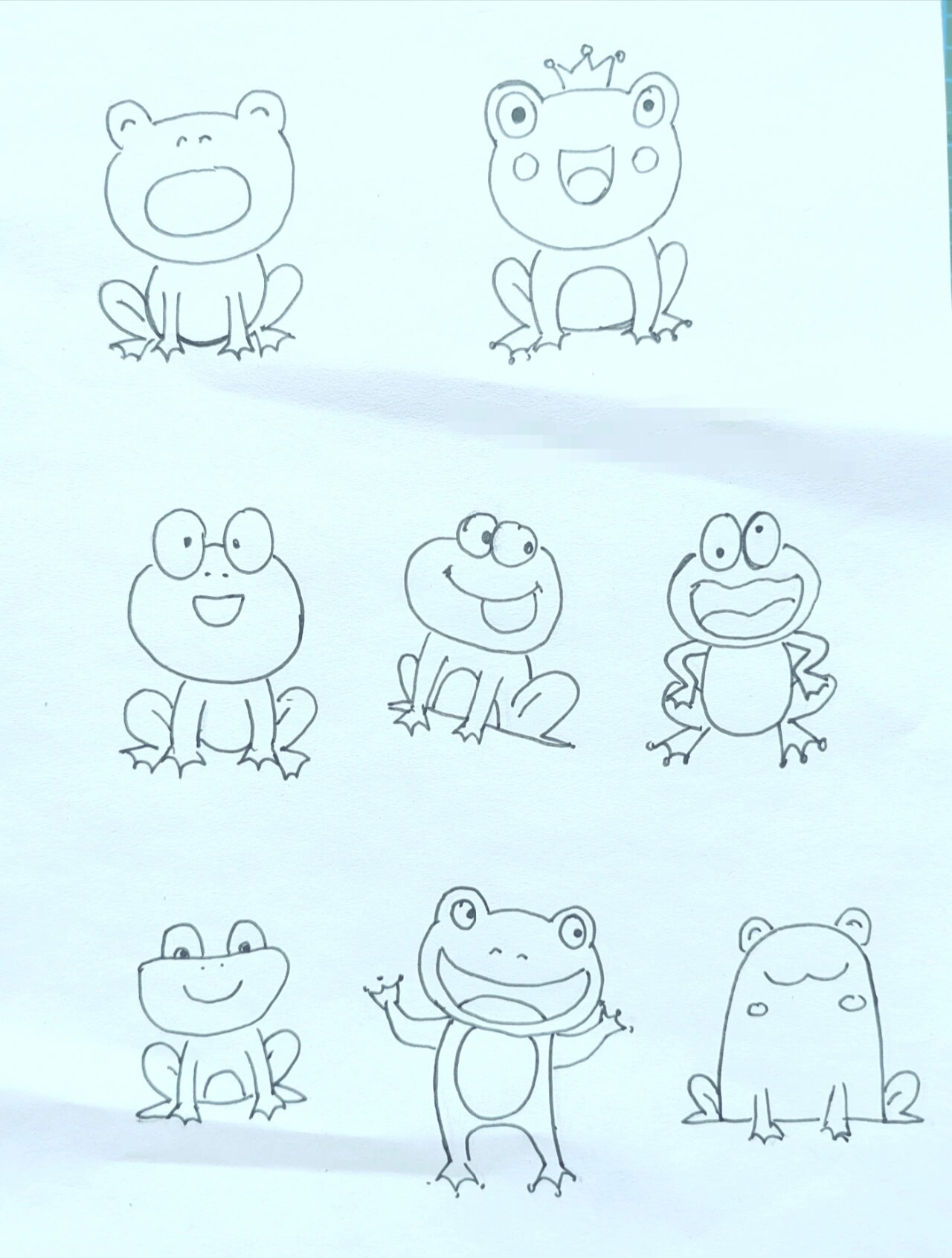 青蛙简笔画