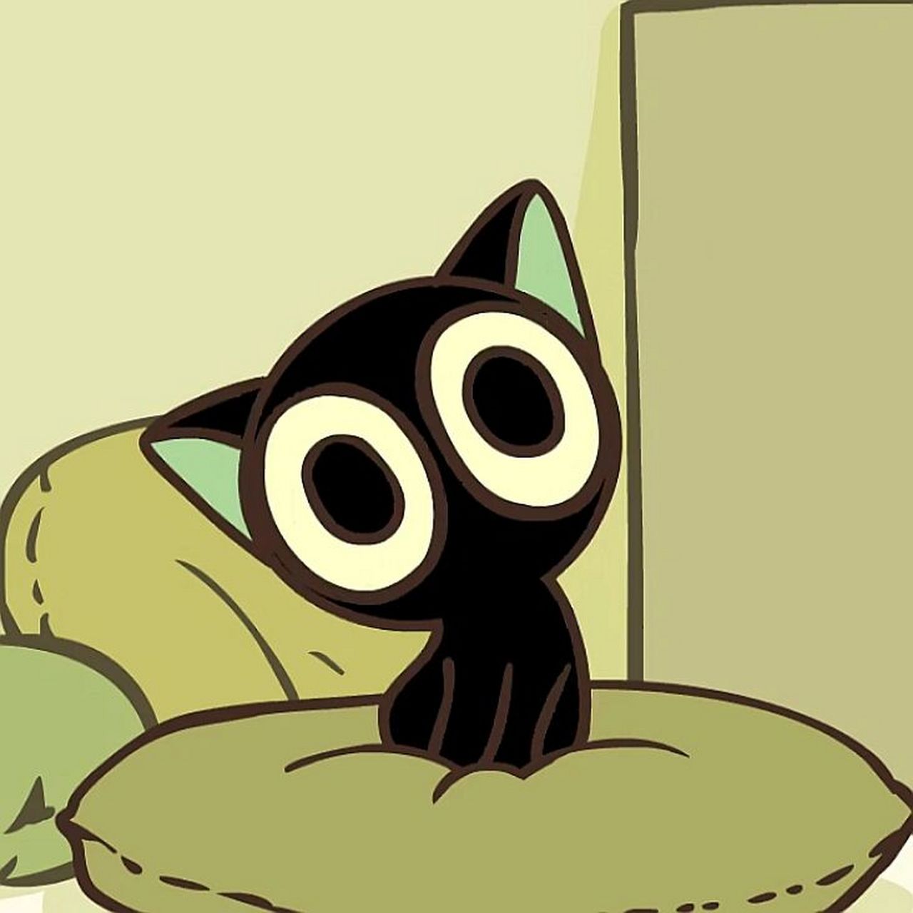 罗小黑战记 小黑表情包 小黑猫型的时候也是表情丰富呢