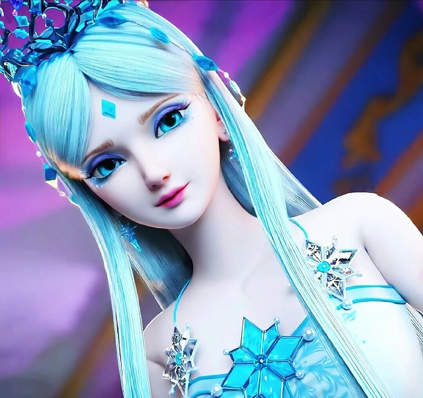 叶罗丽冰莲花冰公主高清图片(二) 请勿盗图 可抱图