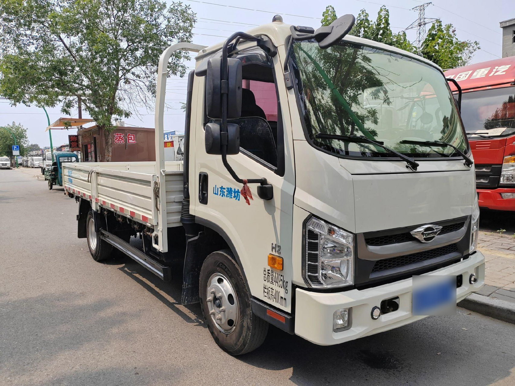 21年7月福田时代康瑞h2平板4.2米!内径宽2.1米!国五排放!5.1万公里!