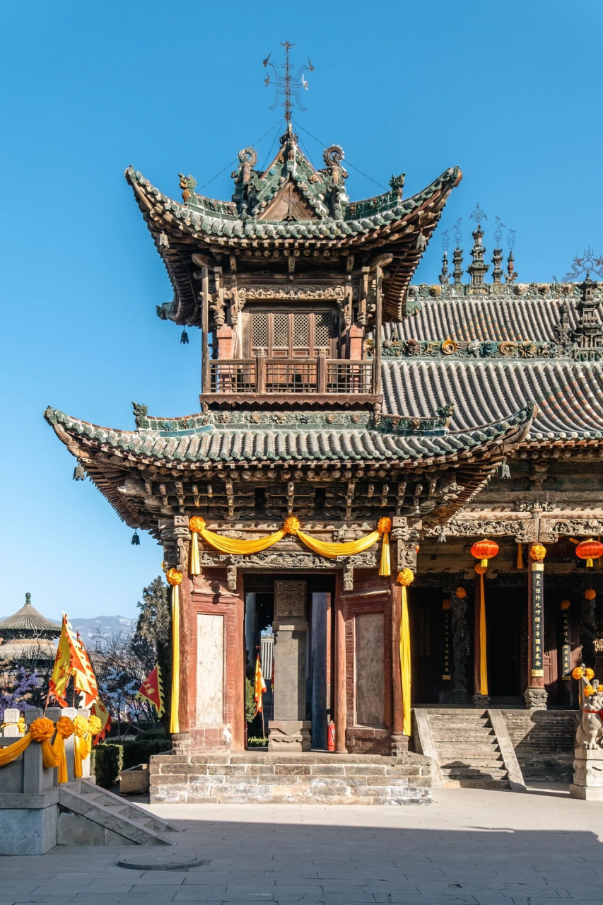 山西|稷山稷王庙 汇聚琉璃,石雕,木刻三绝的古建.