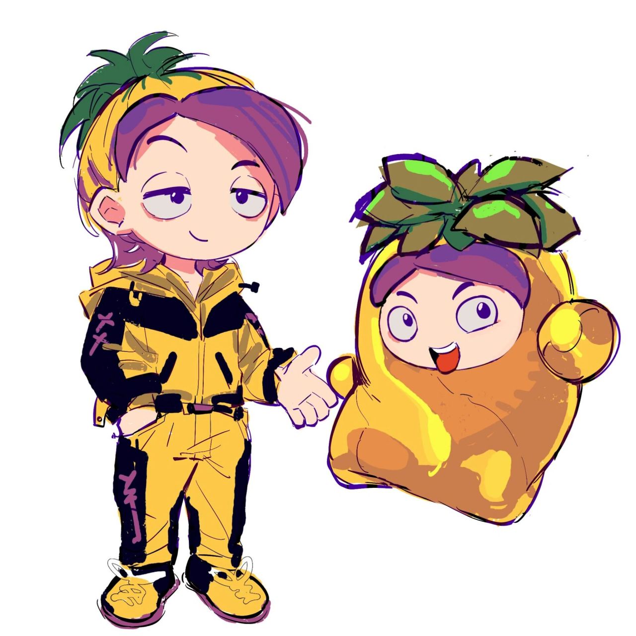 菠萝吹雪和小果叮