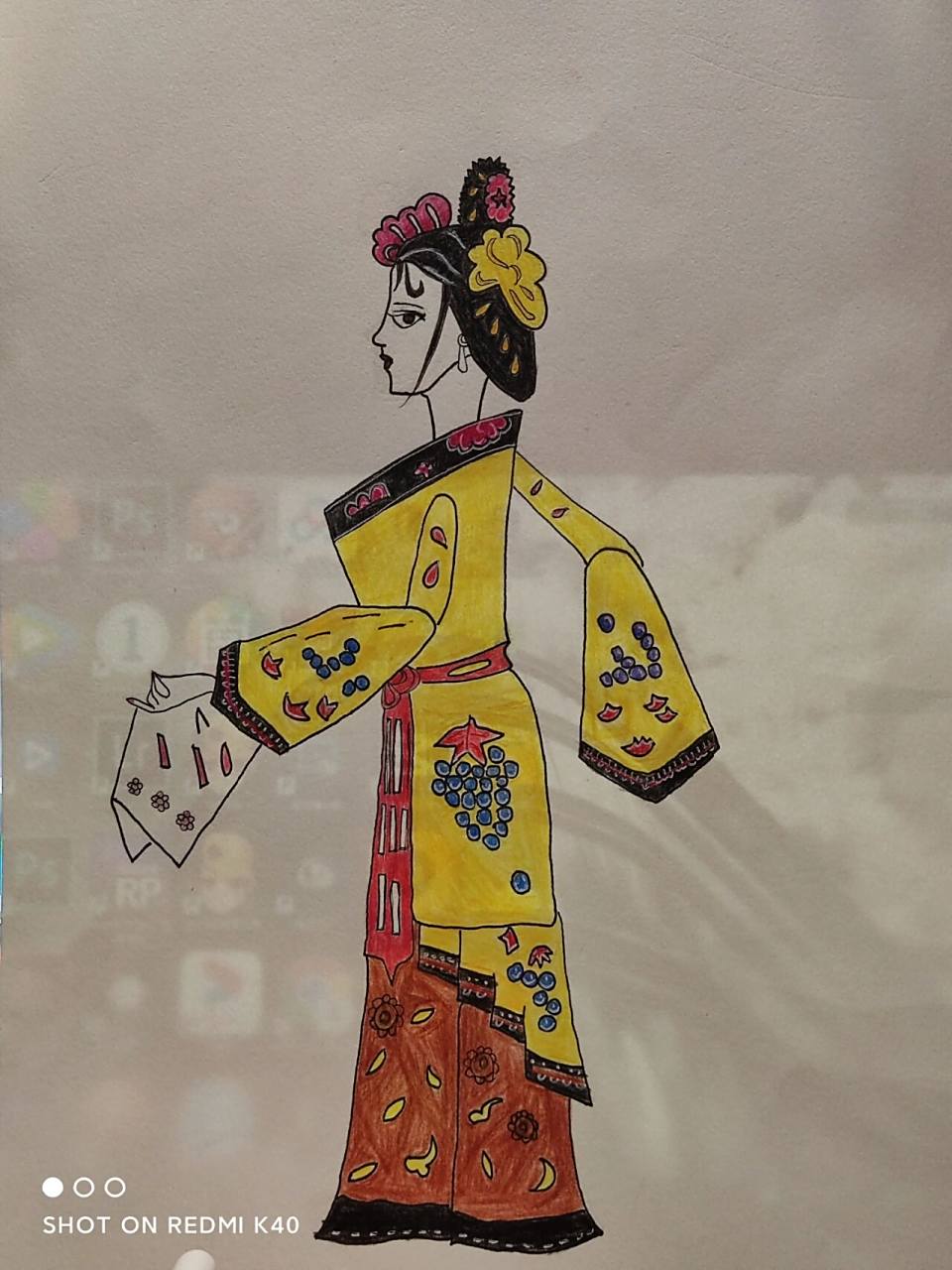 儿童皮影人物绘画 随便画的,勿喷,一个热爱幼儿的男孩子