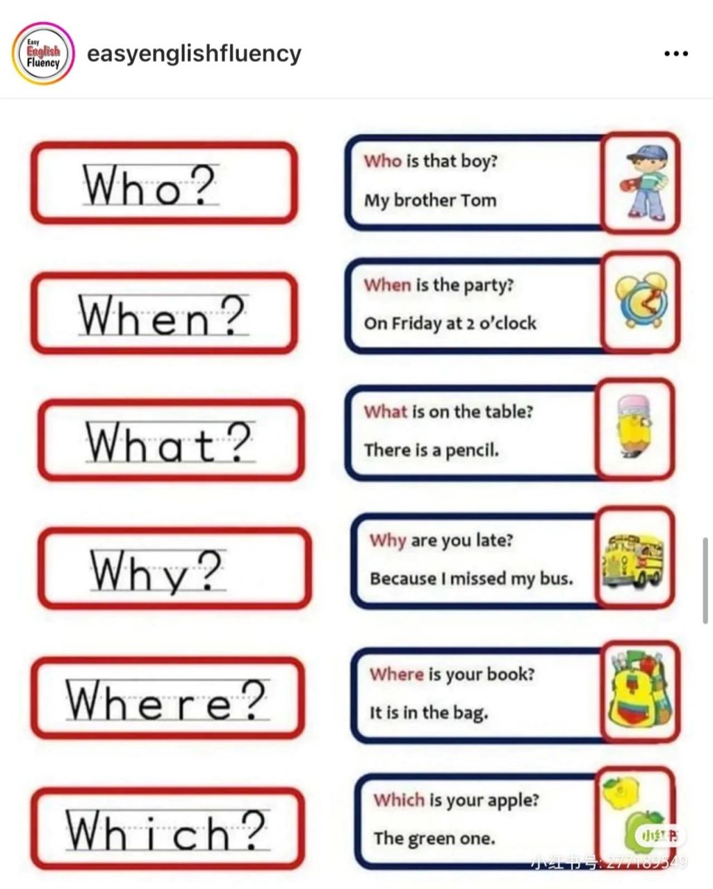 英语6个w who——问人 when——问时间 what——问什么 why——问原因