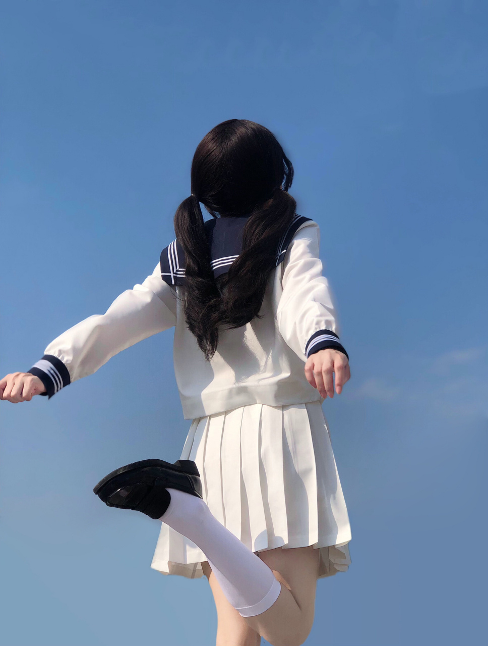 记录我的第30套水手服之纯白小海军 小海军耶～ 91