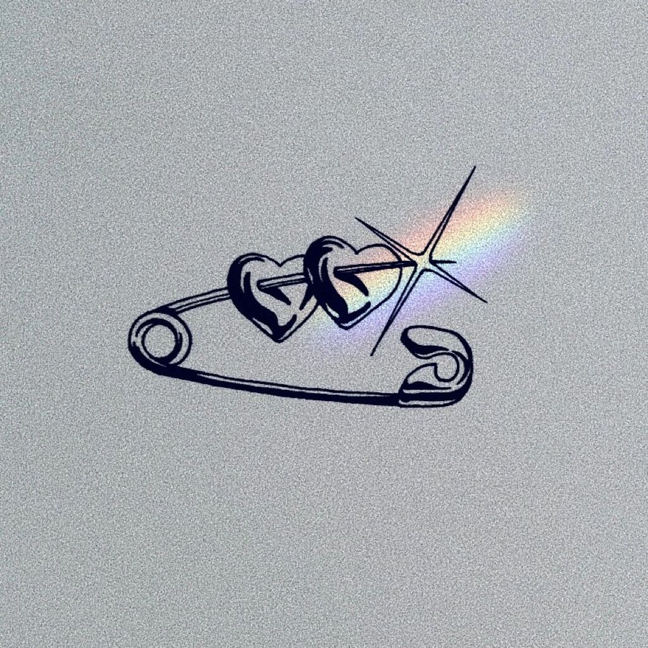 黑白简笔画57/100|一箭穿心96 手绘附过程 我好喜欢今天这幅画 还