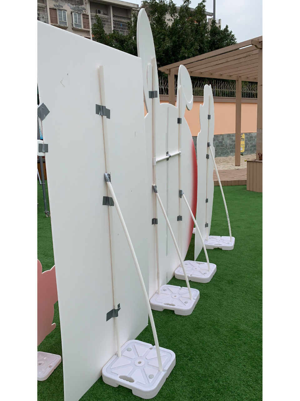 kt板背景支架一年后的升级版