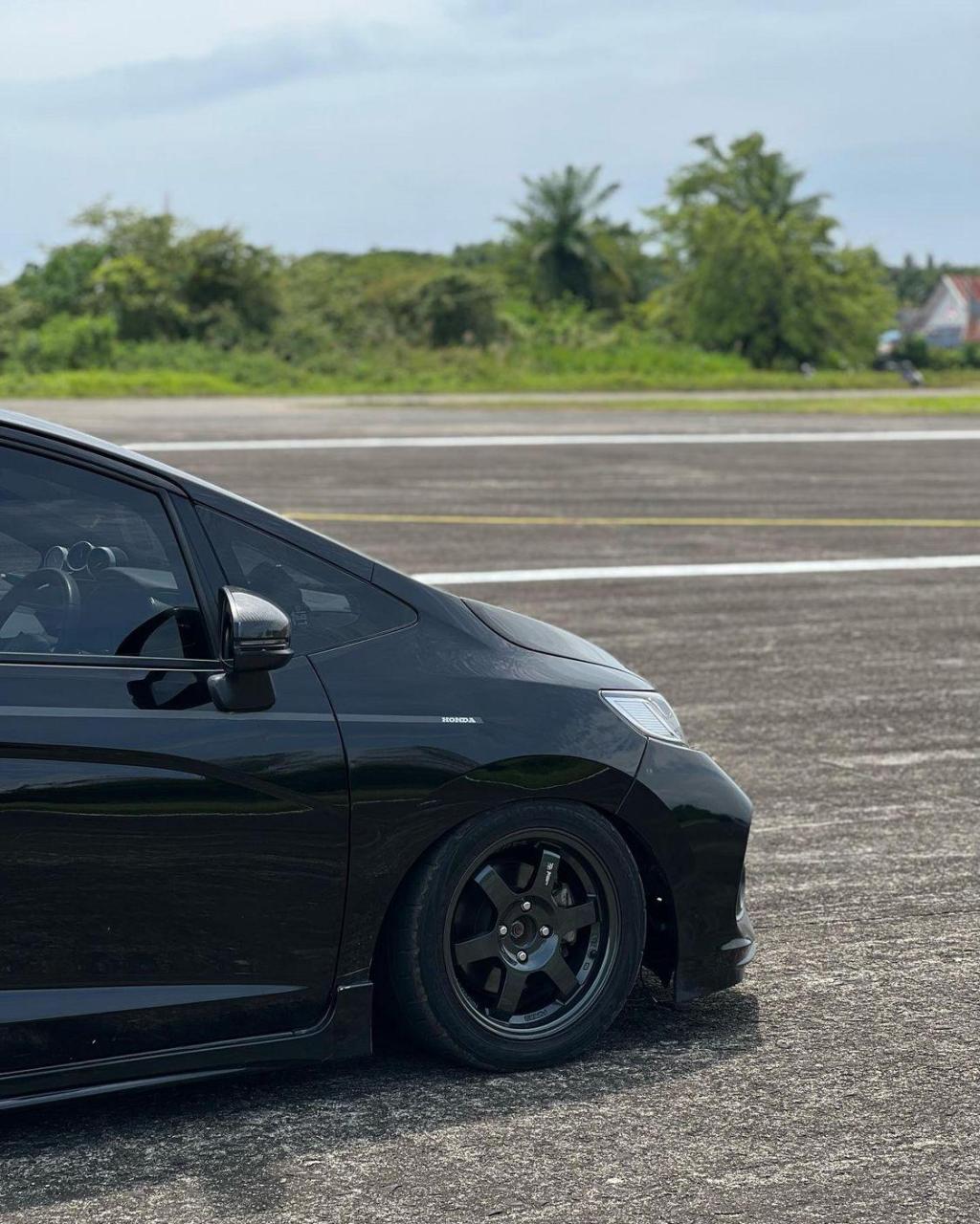 飞度gk5单出大炮黑武士改装案例