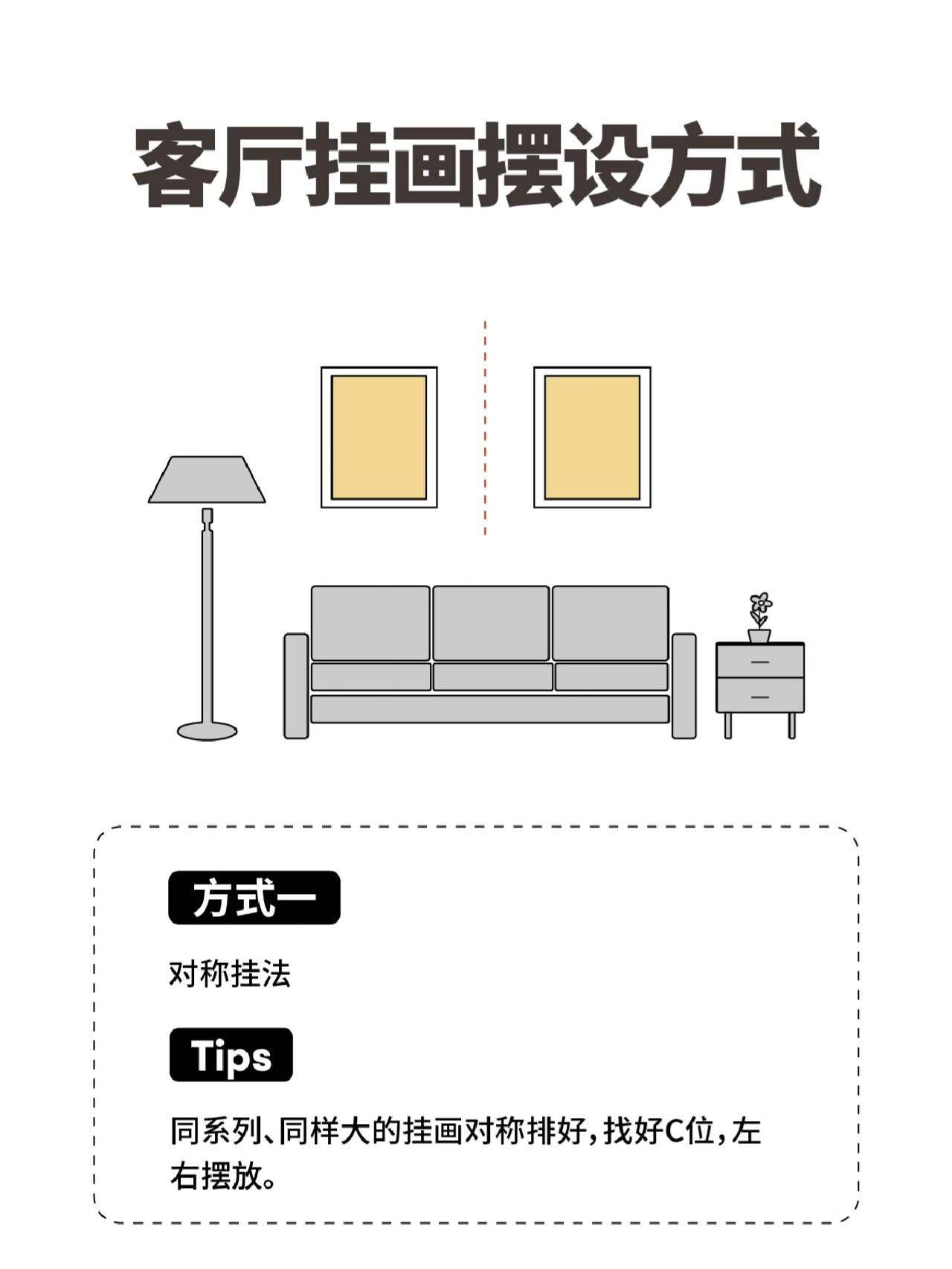 8种挂画技巧,点亮客厅沙发背景墙09 客厅沙发背景墙挂画怎样才好看