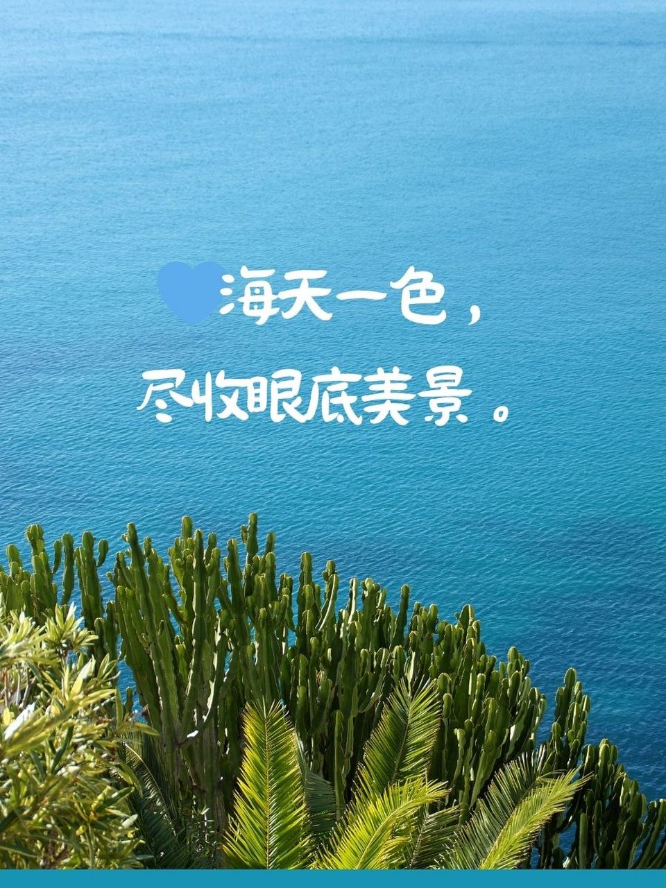 抖音很火的海边短句四个字�海风微醺,梦开始的地方.