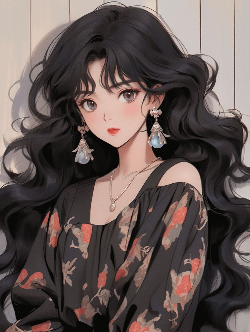 复古港风|旧漫|黑发小姐姐