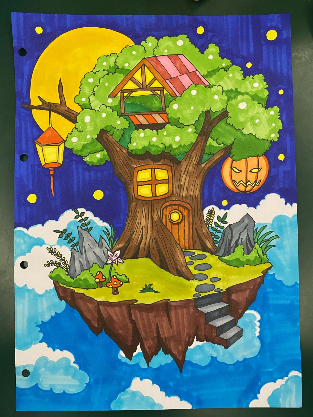 马克笔——树屋🌳