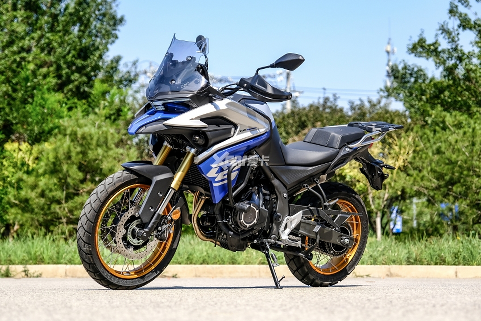 试驾隆鑫无极ds525x,自产动力,严格品控,骑过都说好.