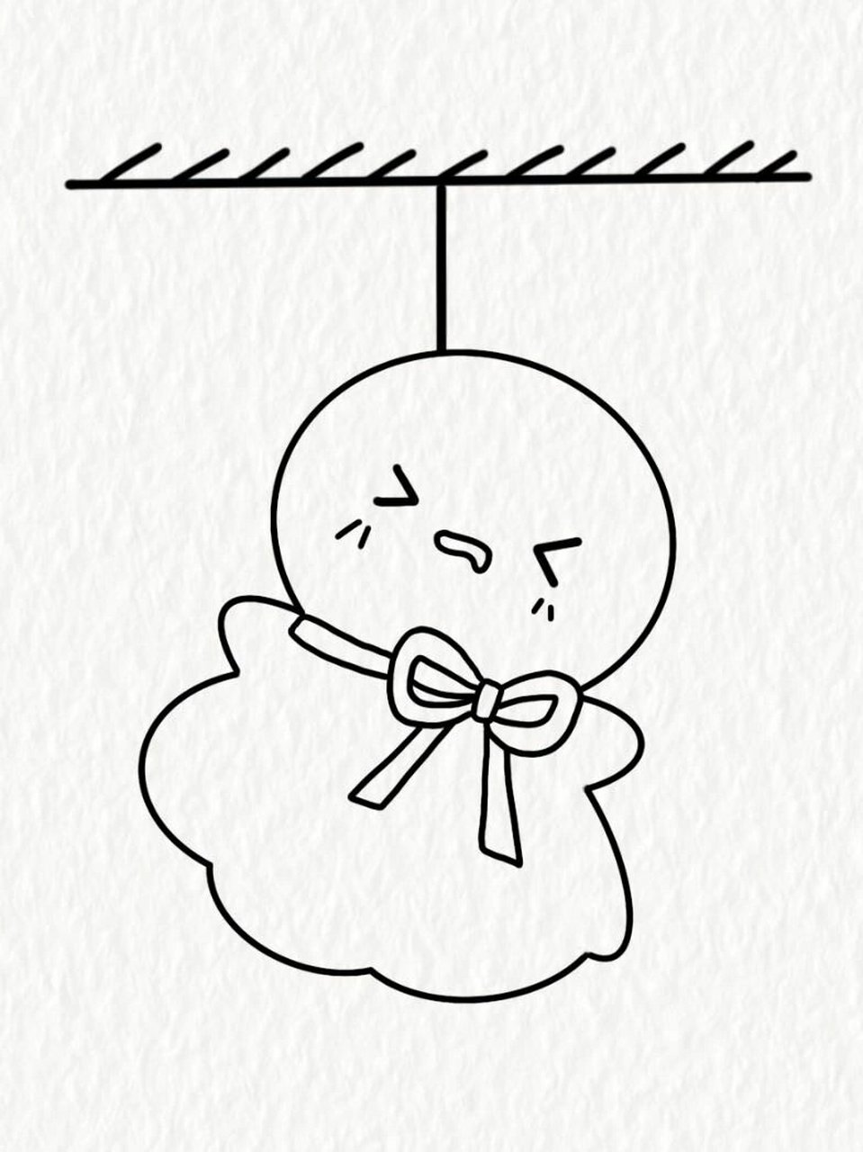 简笔画教程—晴天娃娃 这么可爱的简笔画晴天娃娃,你一定要来跟着画啊