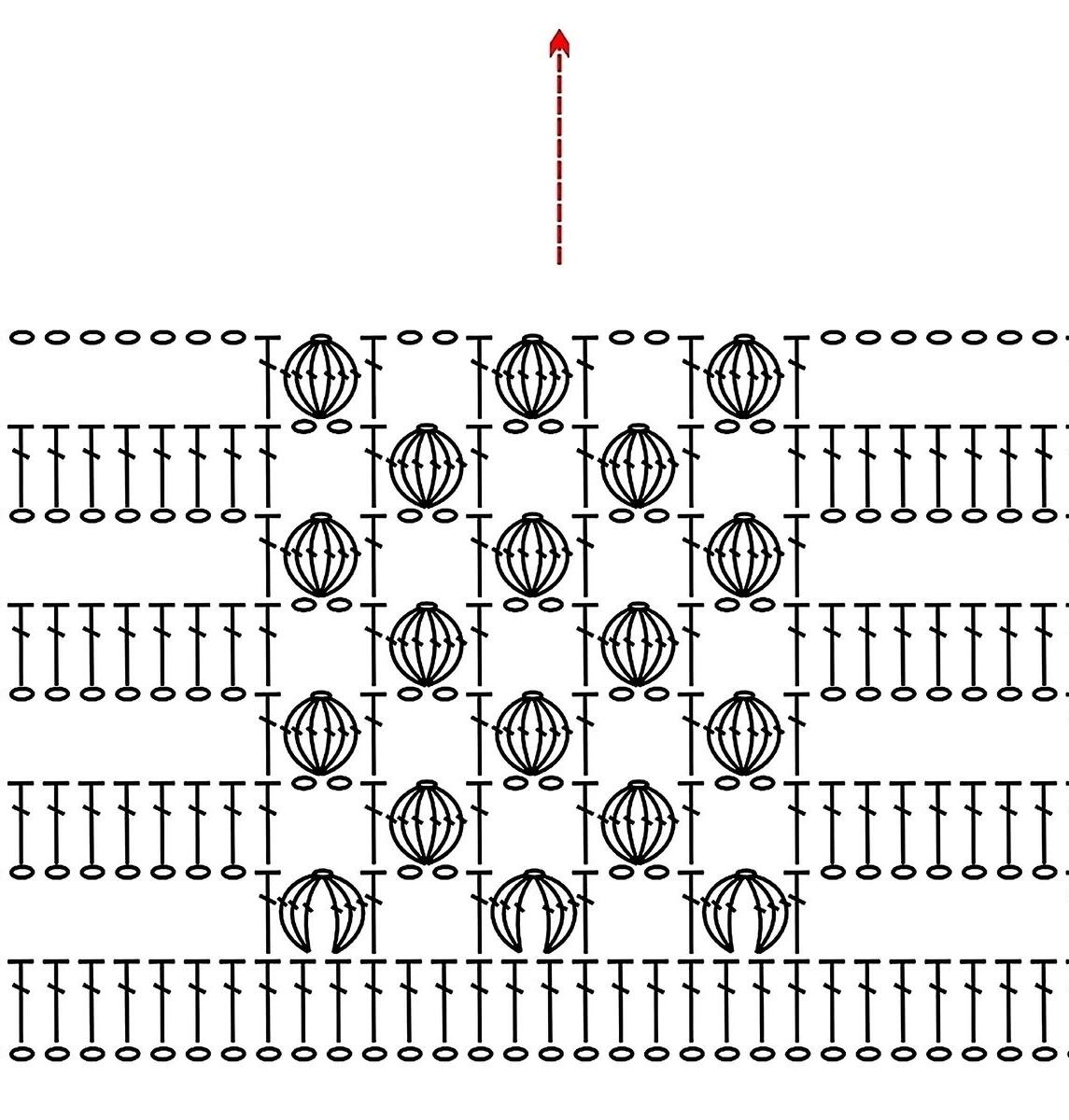 钩针编织花样可做床旗床围巾沙发垫‖附图解