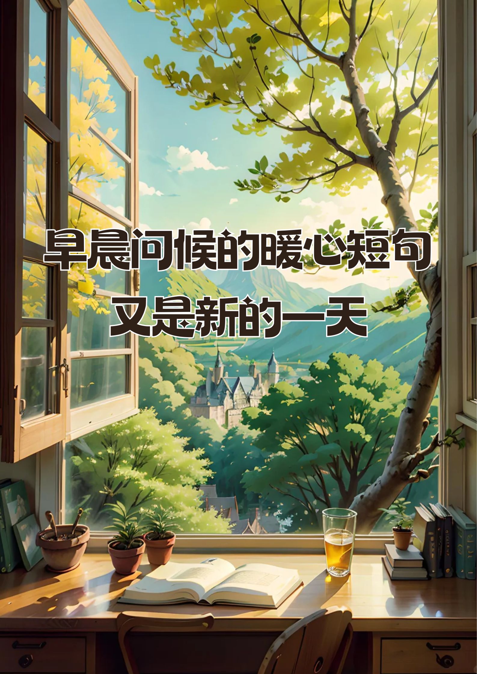 早晨问候的暖心短句又是新的一天  早上好,阳光和你都在,新的一天更加