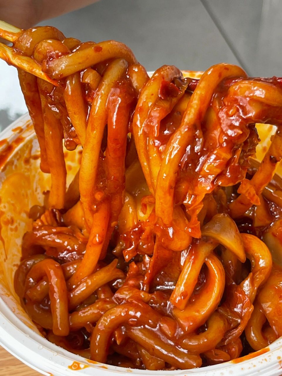 美食分享 | 这家新疆炒米粉外卖封神了09 点的爆辣 虽然蛮辣的但是